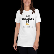 Load image into Gallery viewer, HashtagFandF Wellness is Key Unisex T-Shirt