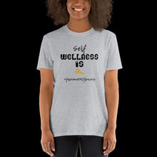 Load image into Gallery viewer, HashtagFandF Wellness is Key Unisex T-Shirt